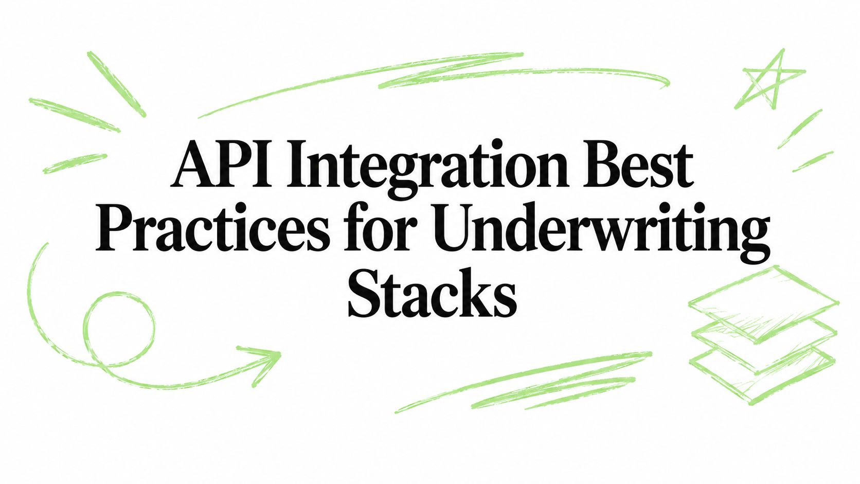 API Integration Best Practices for Underwriting Stacks